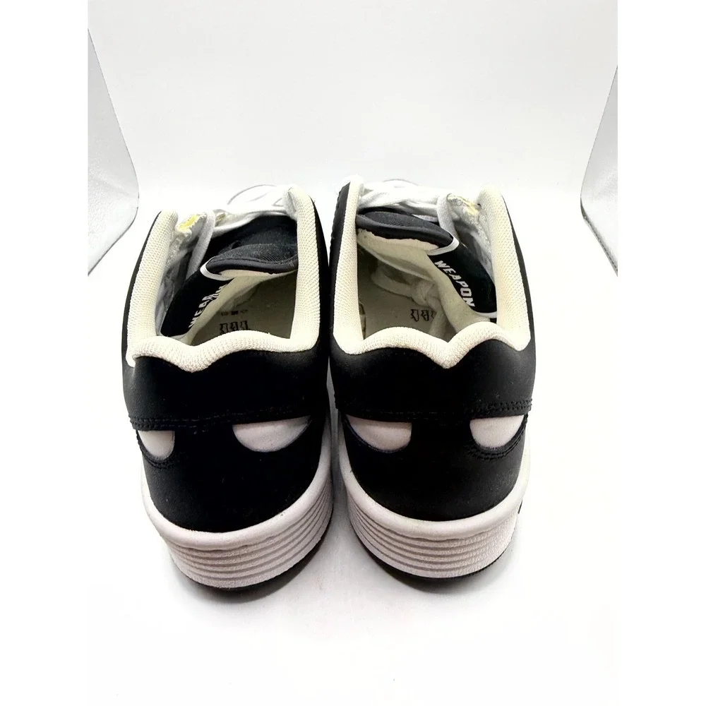 Converse Weapon A10203C Mens 10 Sneaker White Black Leather Skateboard Shoes - Picture 3 of 11